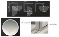 Roltechnik sprchové dveře TDO1 800 výplň transparent rám stříbrný 724-8000000-01-02